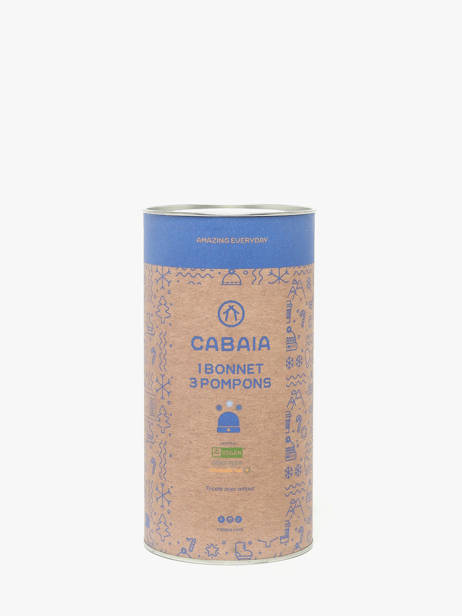 Muts Cabaia Zwart hats CREAMYGI ander zicht 2